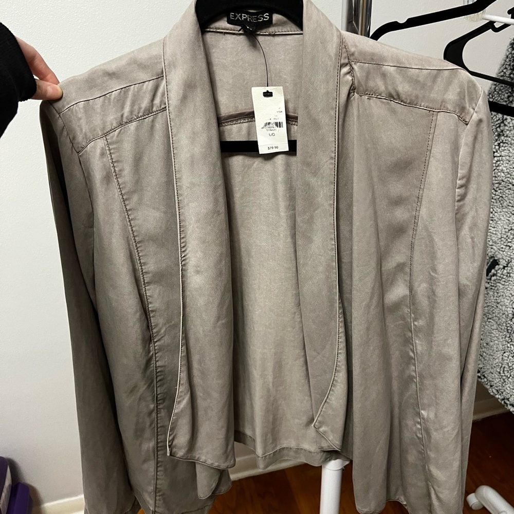 Express Women's Gray Jacket
